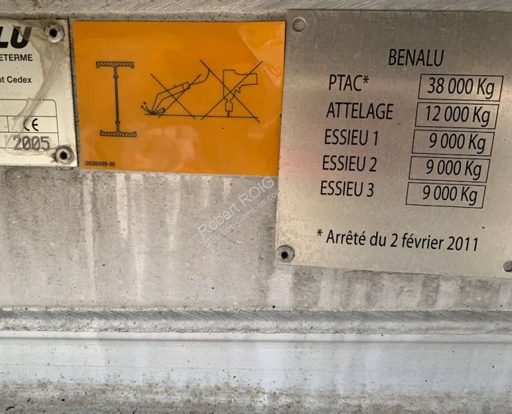 Semirremolque volquete Benalu MultiRunner C34CSB01: foto 9