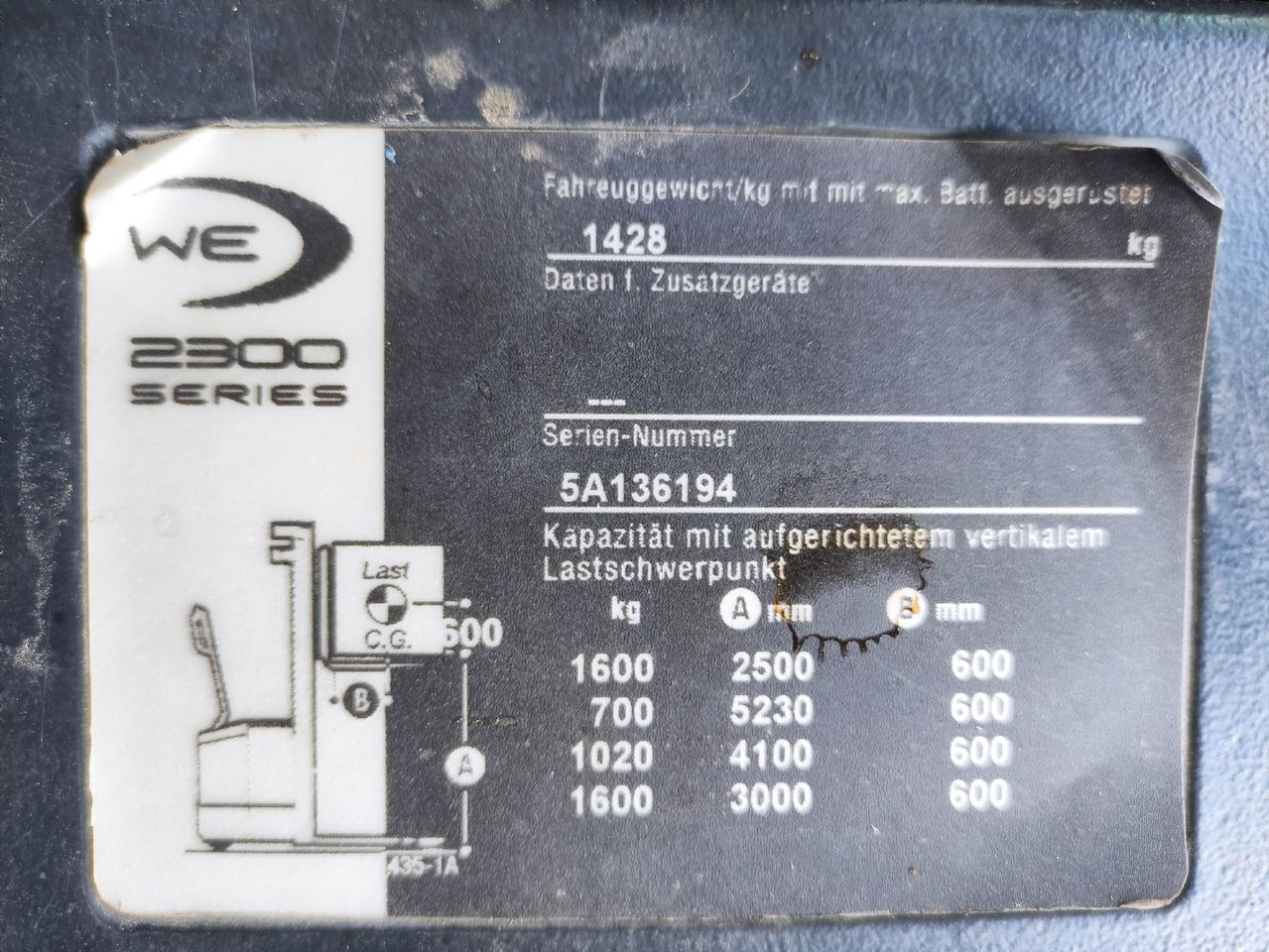 Crown WE 2300-1.6 TT - Apilador: foto 5 Crown WE 2300-1.6 TT - Apilador: foto 5