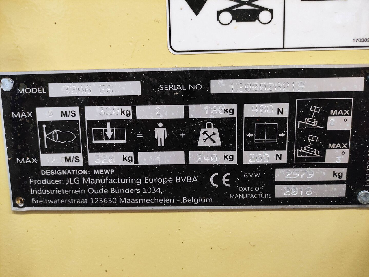 Plataforma de tijeras JLG 3246ES: foto 6