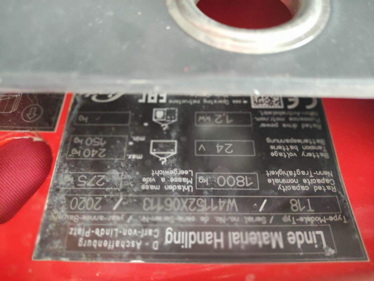 Linde T18-1152 (LACK NEU) - Transpaleta: foto 5 Linde T18-1152 (LACK NEU) - Transpaleta: foto 5
