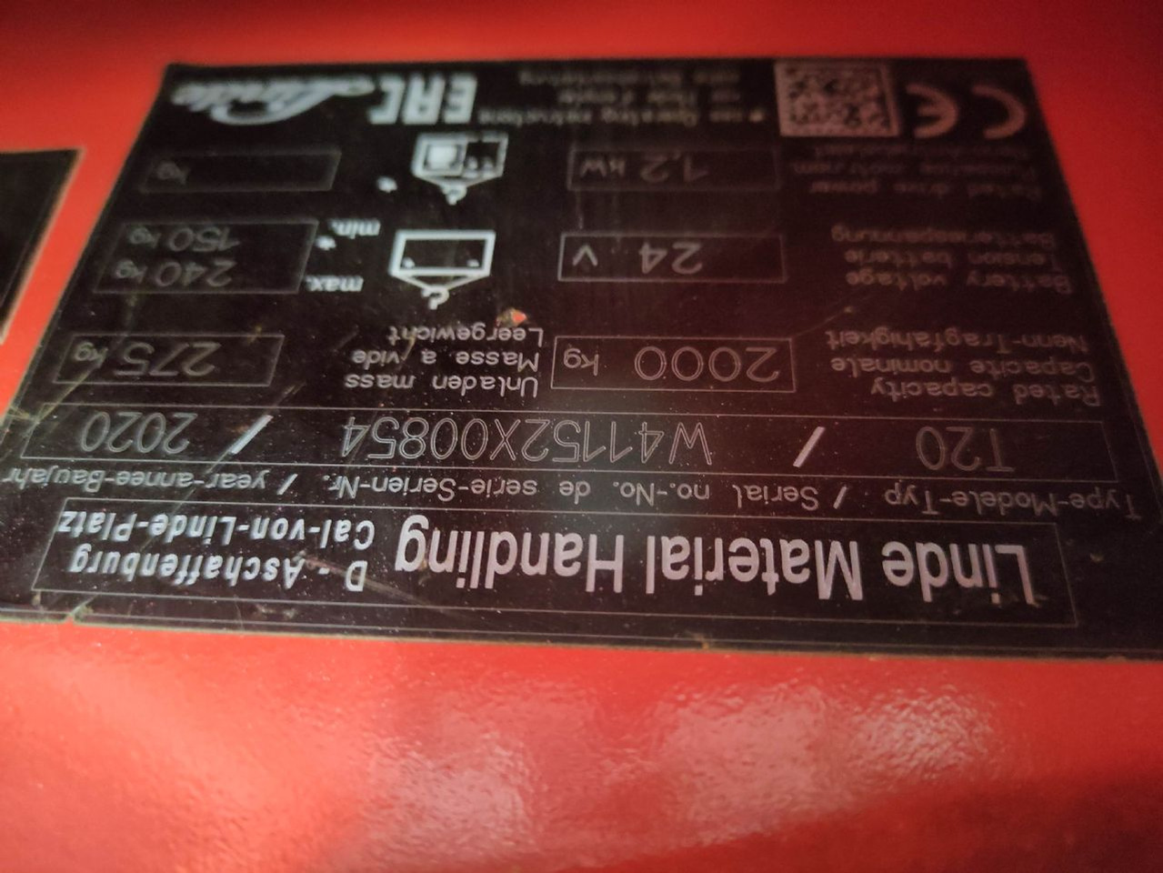 Linde T20-1152 (KDD, UVV und Lack NEU) - Transpaleta: foto 5 Linde T20-1152 (KDD, UVV und Lack NEU) - Transpaleta: foto 5