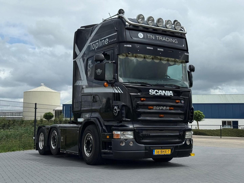 Scania R500 STEERING PUSHER, LEATHER, RETARDER, OPEN EXHAUST. - Cabeza tractora: foto 1 Scania R500 STEERING PUSHER, LEATHER, RETARDER, OPEN EXHAUST. - Cabeza tractora: foto 1