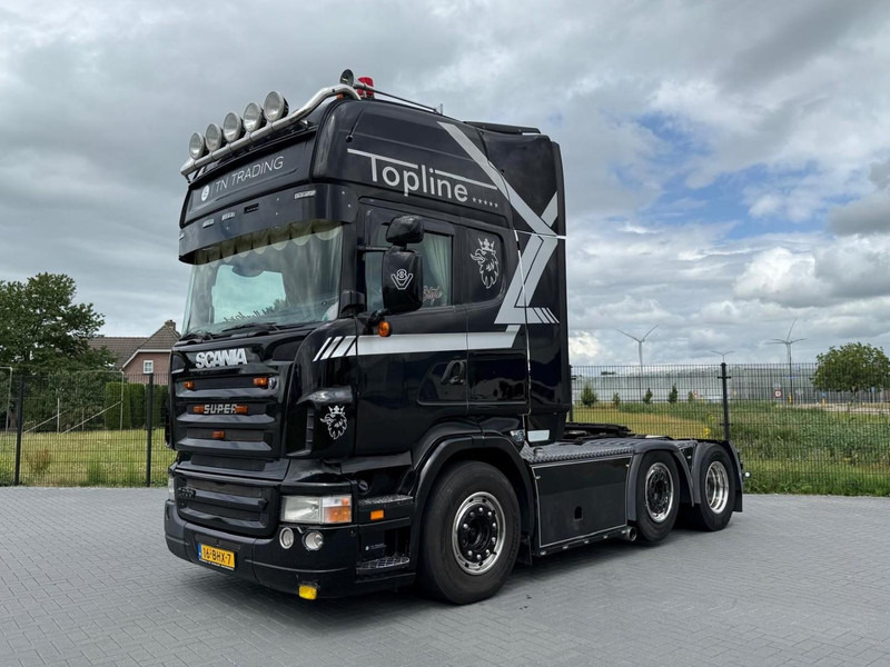 Scania R500 STEERING PUSHER, LEATHER, RETARDER, OPEN EXHAUST. - Cabeza tractora: foto 2 Scania R500 STEERING PUSHER, LEATHER, RETARDER, OPEN EXHAUST. - Cabeza tractora: foto 2