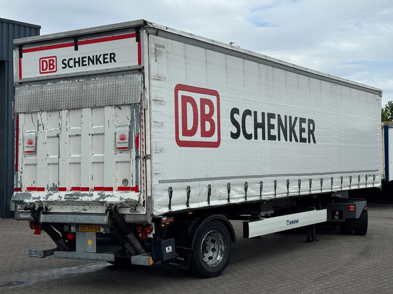 Krone City trailer met schuifzeilen / 2500 Laadklep / Stuur-as / APK - Semirremolque lona: foto 1 Krone City trailer met schuifzeilen / 2500 Laadklep / Stuur-as / APK - Semirremolque lona: foto 1
