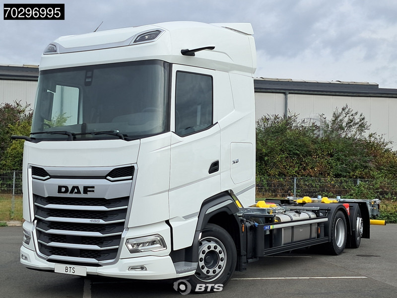 DAF XG 480 6X2 NEW! Lift+steering Axle BDF Maxi 1020 - 1320 Automatic Euro 6 - Camión portacontenedore/ Intercambiable: foto 1 DAF XG 480 6X2 NEW! Lift+steering Axle BDF Maxi 1020 - 1320 Automatic Euro 6 - Camión portacontenedore/ Intercambiable: foto 1