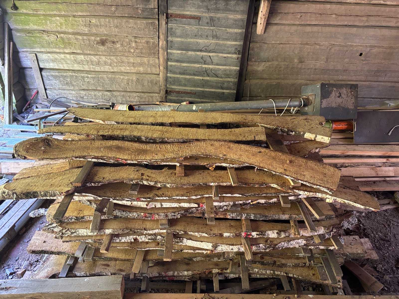Sheath-sawn curly birch - Equipo de construcción: foto 1 Sheath-sawn curly birch - Equipo de construcción: foto 1