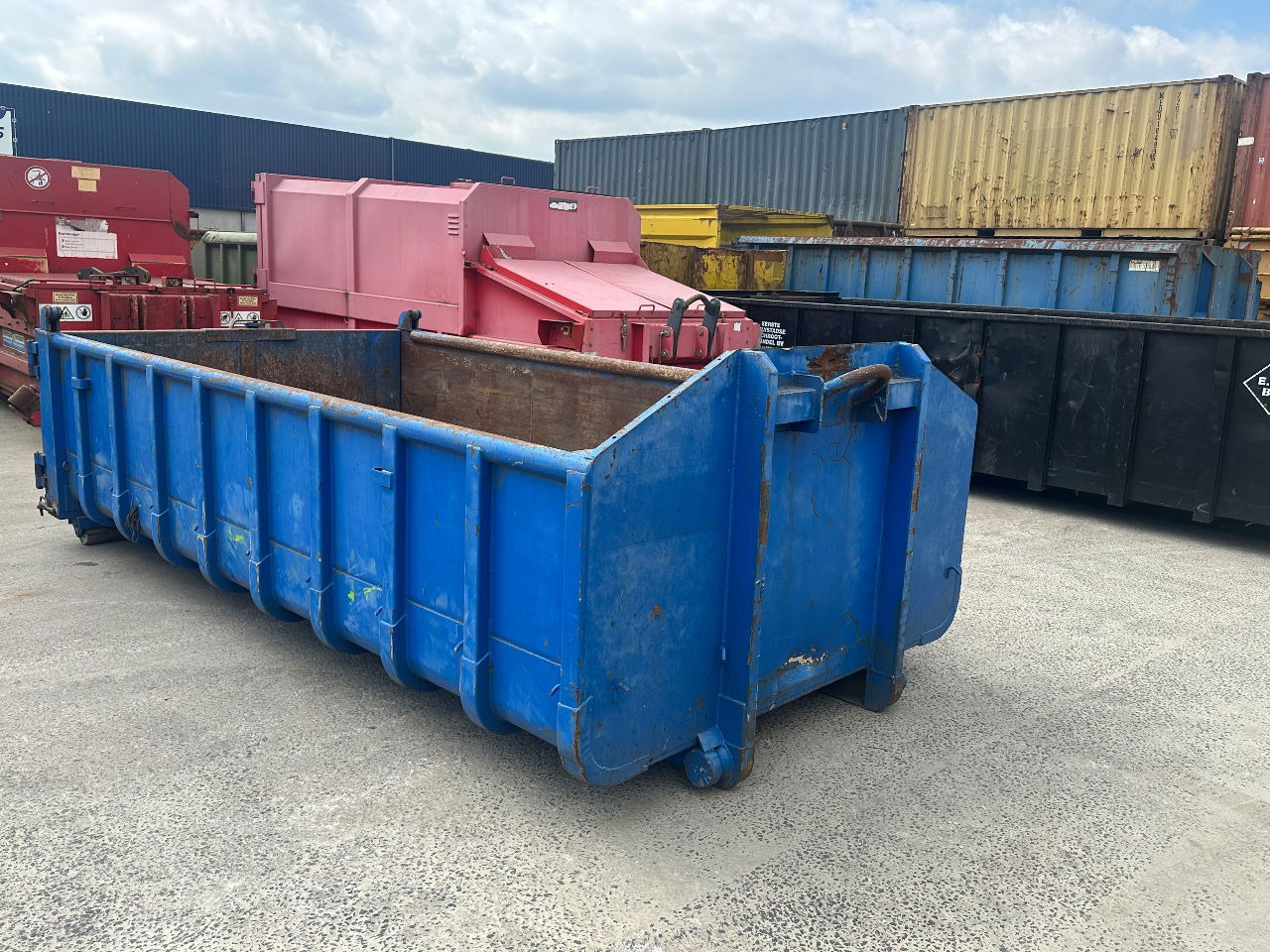 Contenedor de gancho ALL-IN Containers 10 m3 franse klep deuren: foto 1