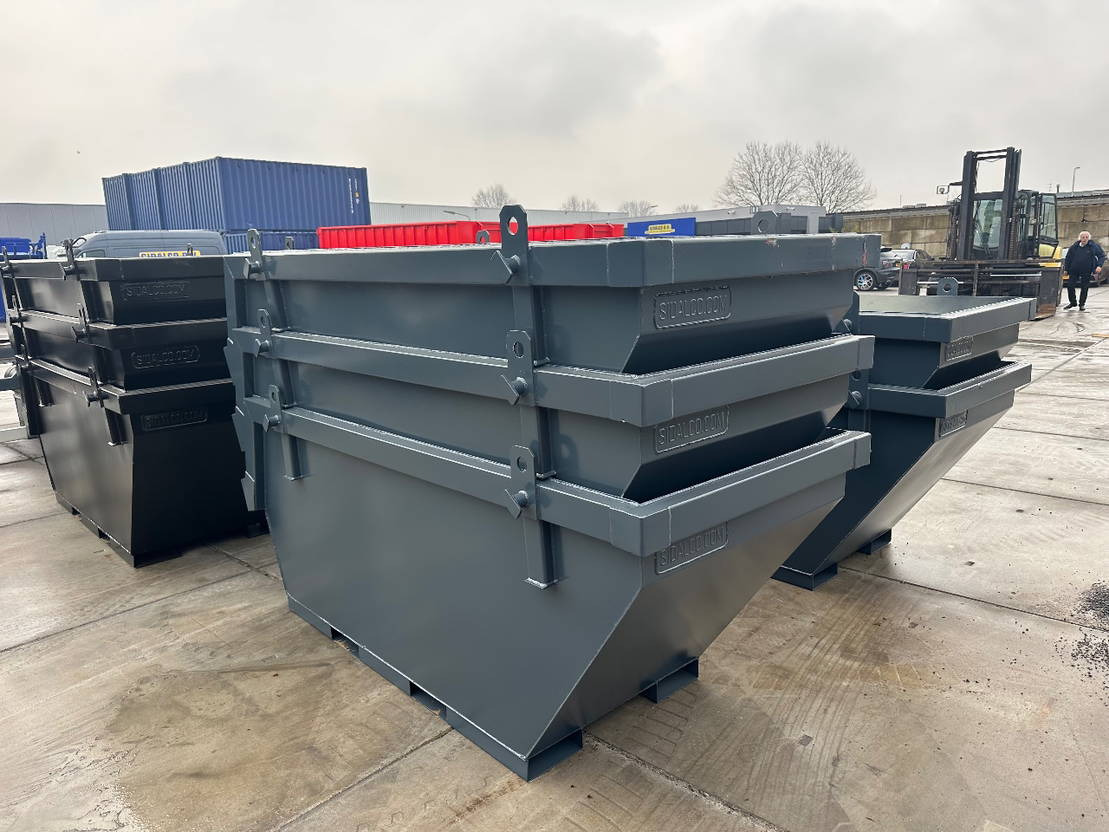 Sidalco 2 m3 portaalarm met lepelgaten - Contenedor de cadenas: foto 1 Sidalco 2 m3 portaalarm met lepelgaten - Contenedor de cadenas: foto 1