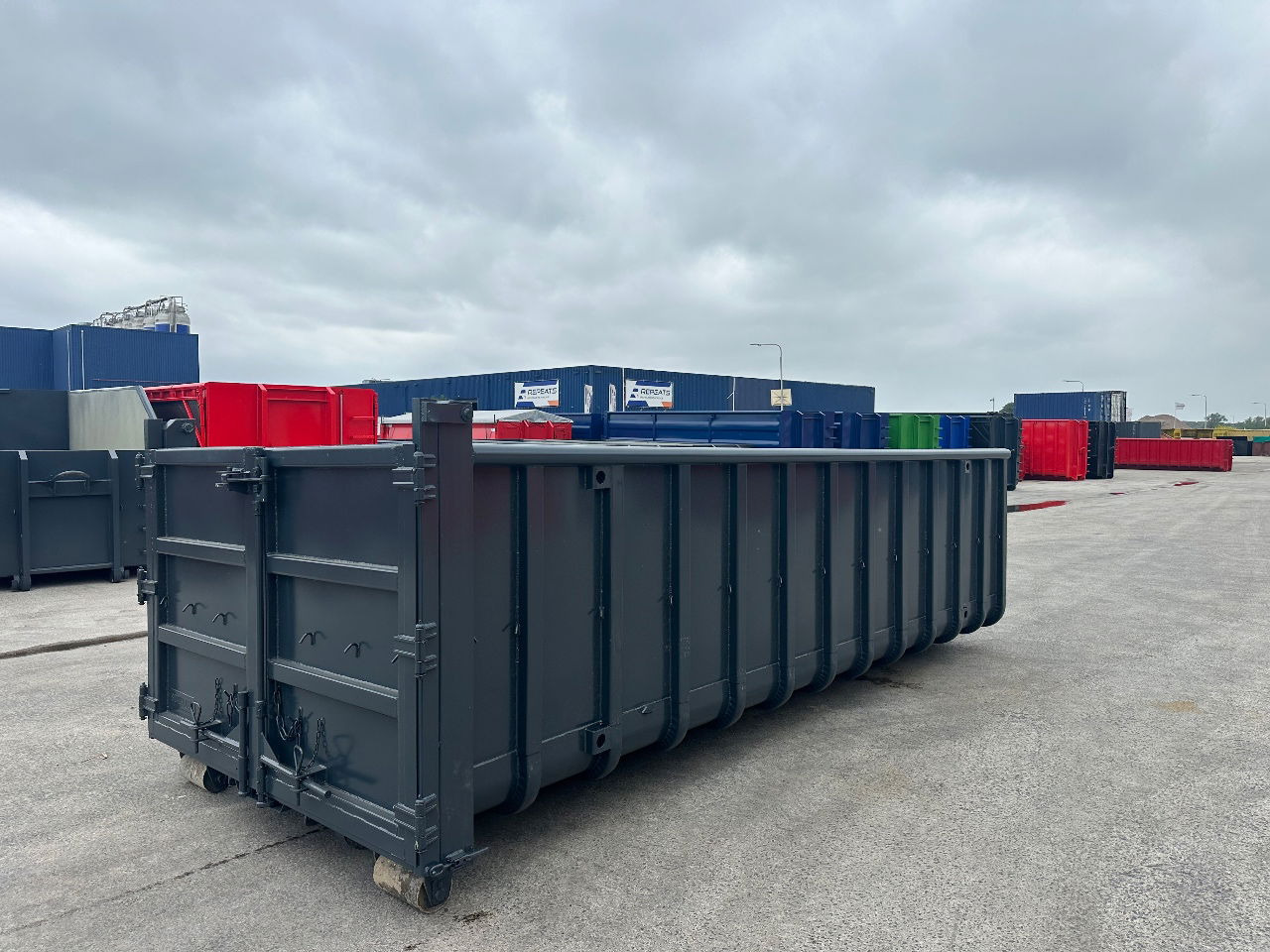 Sidalco 20 m3 Franse deur klep combinatie - Contenedor de gancho: foto 2 Sidalco 20 m3 Franse deur klep combinatie - Contenedor de gancho: foto 2