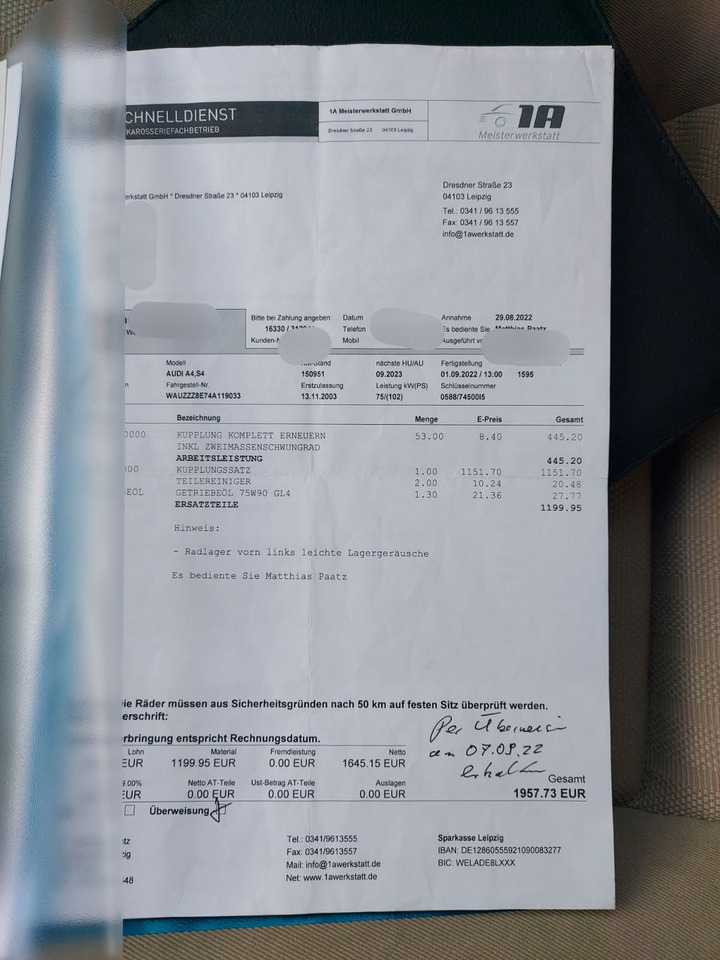 Audi A4 1.6 Limousine Klima Sitzheiz. PDC AHK - Sedan: foto 3 Audi A4 1.6 Limousine Klima Sitzheiz. PDC AHK - Sedan: foto 3