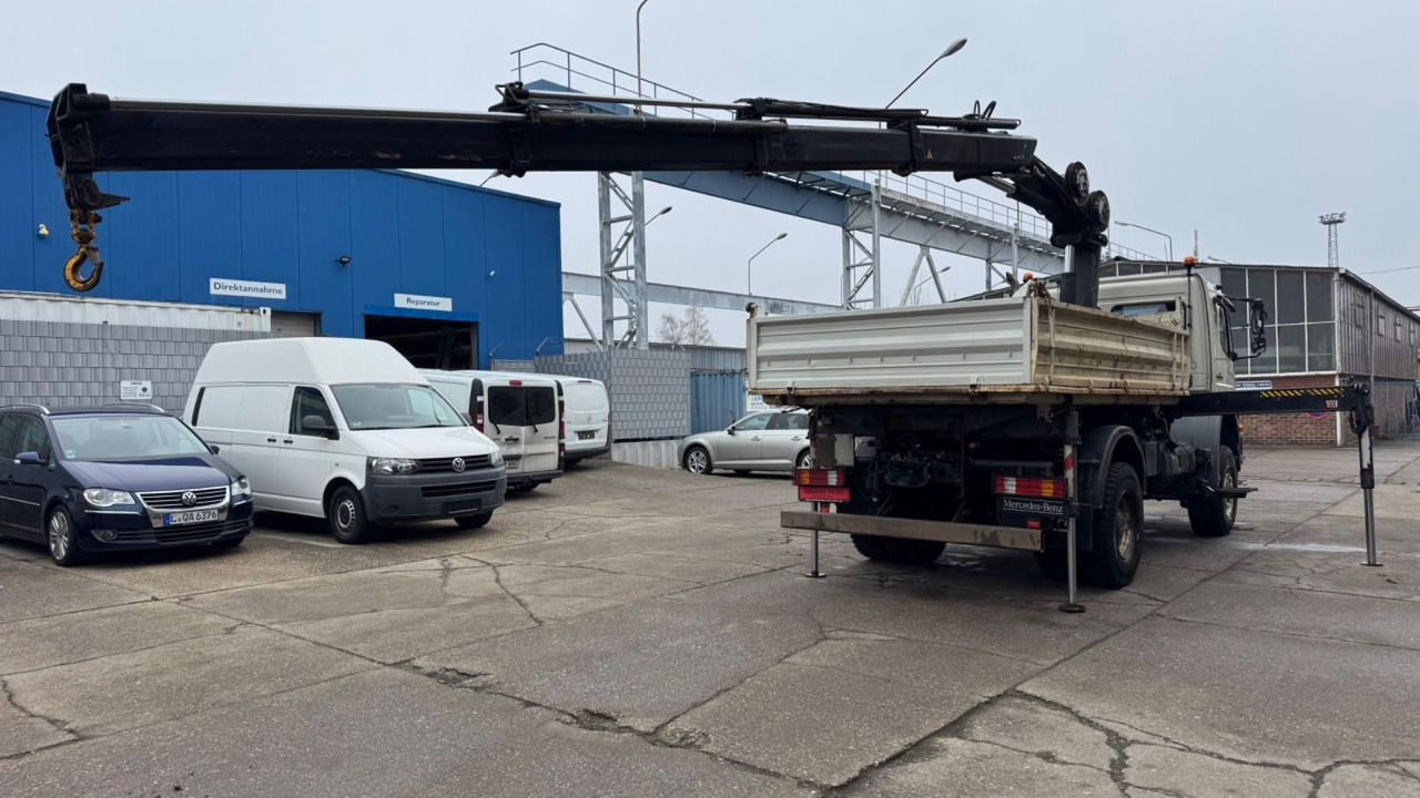 Camión volquete, Camión grúa Mercedes-Benz AXOR 1828 MEILER HIAB 166 ES KRAN ALLRAD 4X4 Mercedes-Benz AXOR 1828 MEILER HIAB 166 ES KRAN ALLRAD 4X4: foto 12