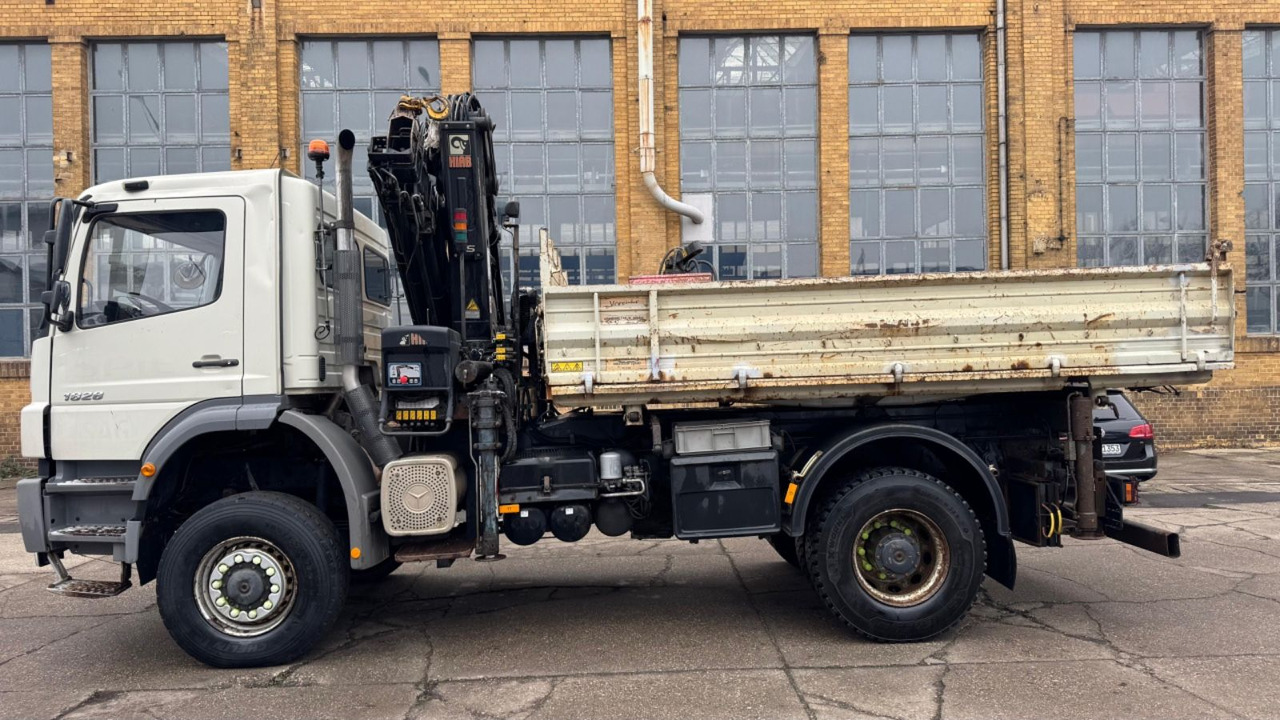 Camión volquete, Camión grúa Mercedes-Benz AXOR 1828 MEILER HIAB 166 ES KRAN ALLRAD 4X4 Mercedes-Benz AXOR 1828 MEILER HIAB 166 ES KRAN ALLRAD 4X4: foto 8