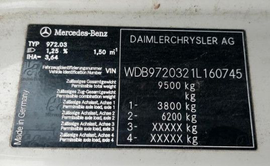 Camión volquete, Camión grúa Mercedes-Benz Atego 2 4-Zyl. 4x2 918 4x2 MEILLER HIAB066 Kran: foto 41 Camión volquete, Camión grúa Mercedes-Benz Atego 2 4-Zyl. 4x2 918 4x2 MEILLER HIAB066 Kran: foto 41
