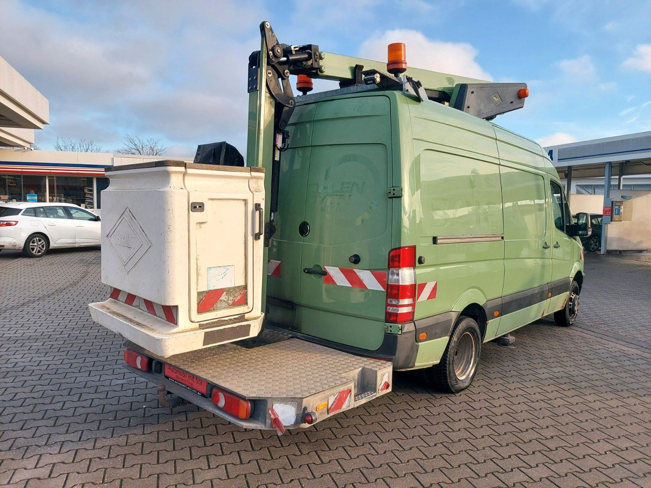 Mercedes-Benz Sprinter II Kasten 515 Steiger Hub ET-36 12m - Camión con plataforma elevadora: foto 2 Mercedes-Benz Sprinter II Kasten 515 Steiger Hub ET-36 12m - Camión con plataforma elevadora: foto 2