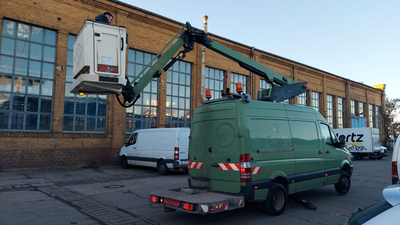 Mercedes-Benz Sprinter II Kasten 515 Steiger Hub ET-36 12m - Camión con plataforma elevadora: foto 1 Mercedes-Benz Sprinter II Kasten 515 Steiger Hub ET-36 12m - Camión con plataforma elevadora: foto 1