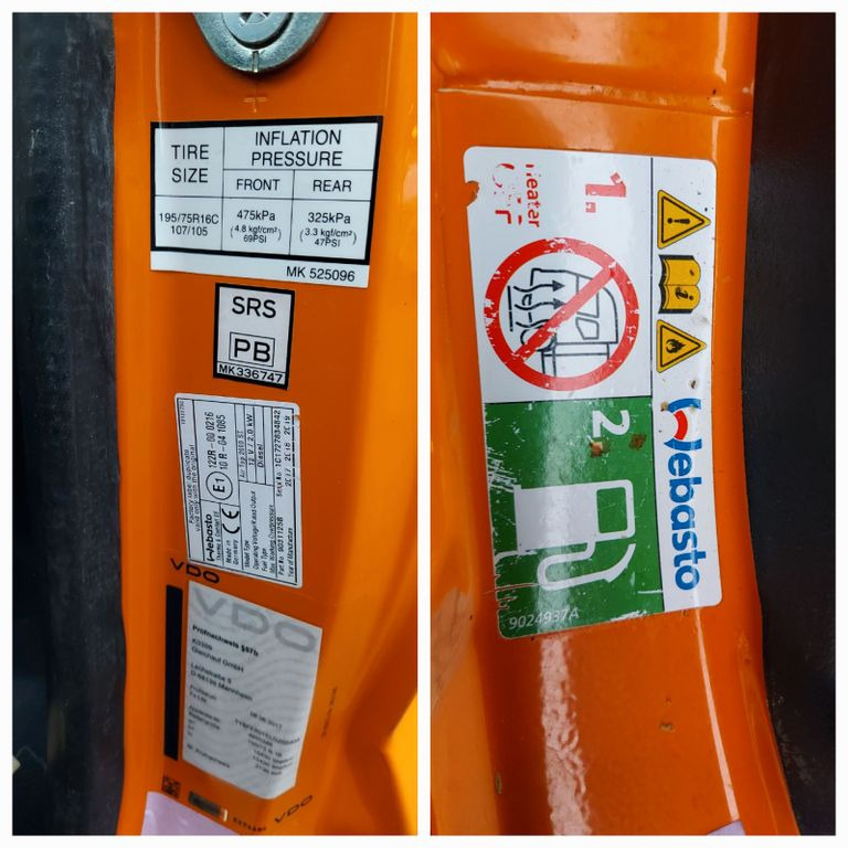 Furgoneta basculante, Furgoneta combi Mitsubishi CANTER FUSO DOKA 6 Sitze Klima 3 Seiten Kipper: foto 28