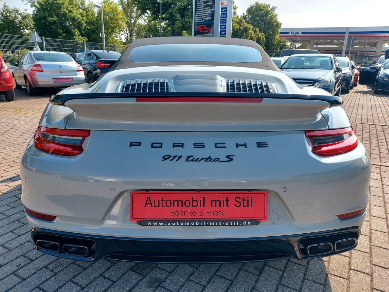 Coche Porsche 911 Turbo S Cabriolet ACC Bose Sitzlüft Garantie: foto 12