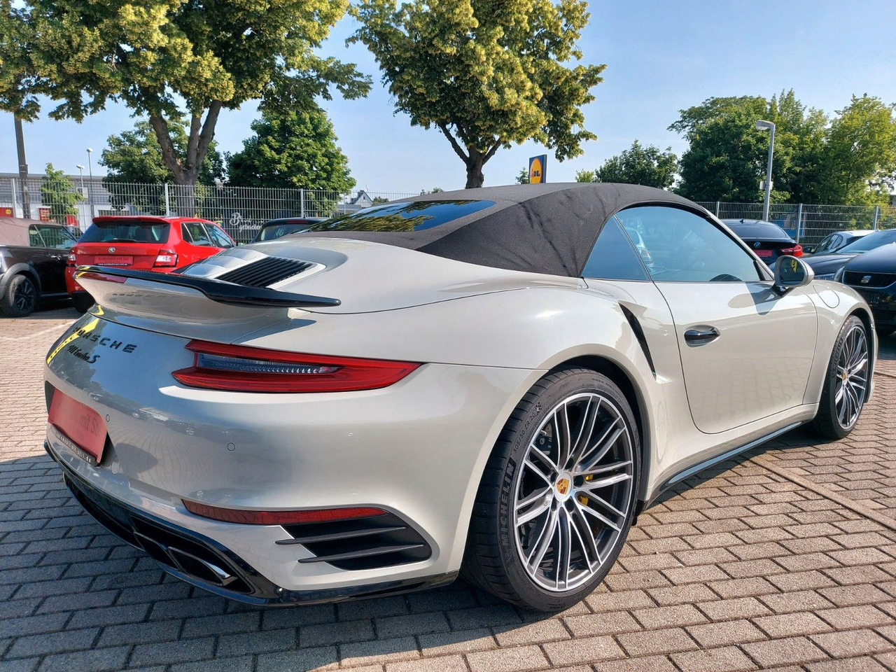Coche Porsche 911 Turbo S Cabriolet ACC Bose Sitzlüft Garantie: foto 13