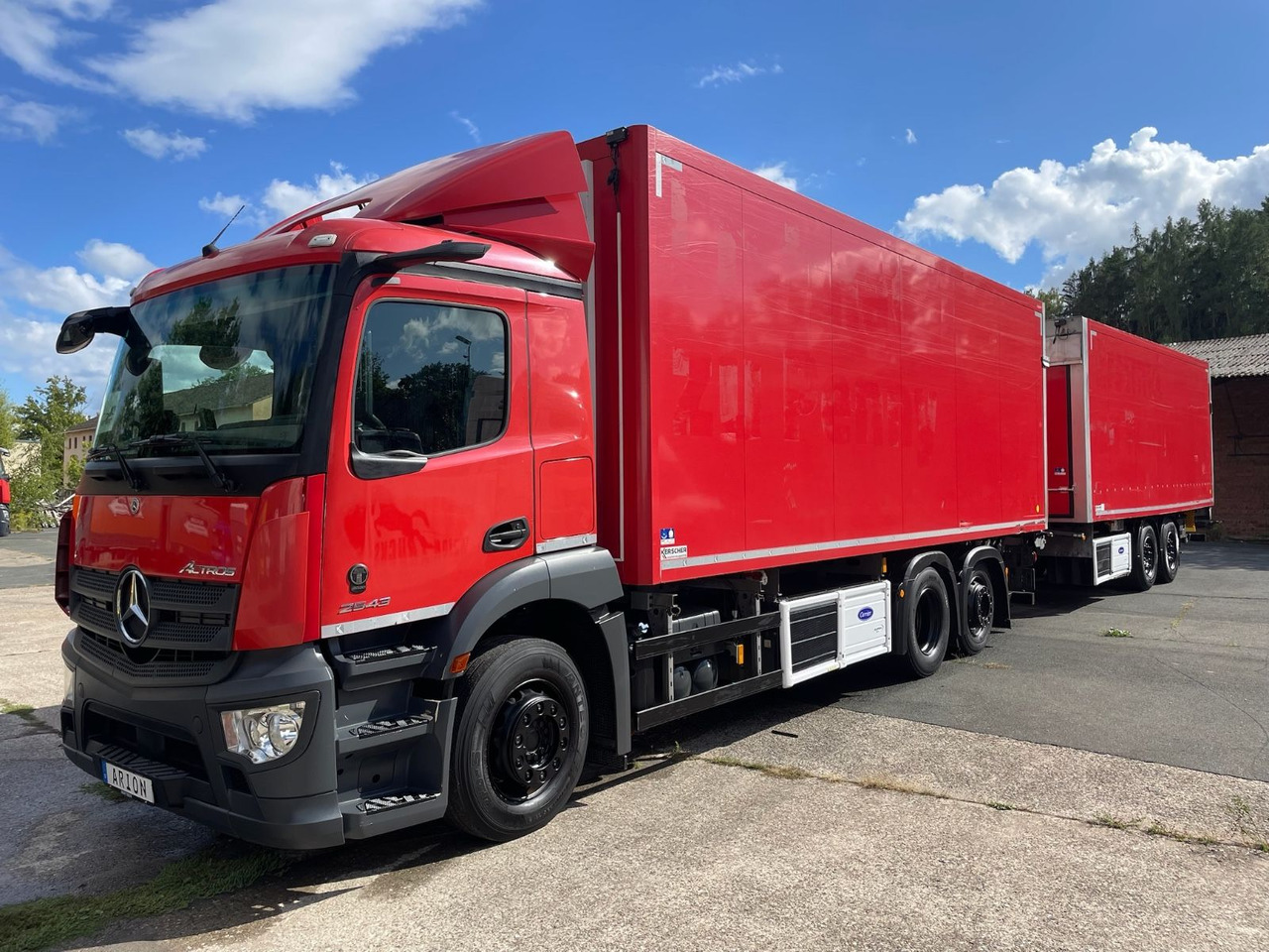 Mercedes-Benz Actros 2543 6x2 Kühlkoffer/CARRIER/KERSCHER/EU6d - Camión frigorífico: foto 3 Mercedes-Benz Actros 2543 6x2 Kühlkoffer/CARRIER/KERSCHER/EU6d - Camión frigorífico: foto 3