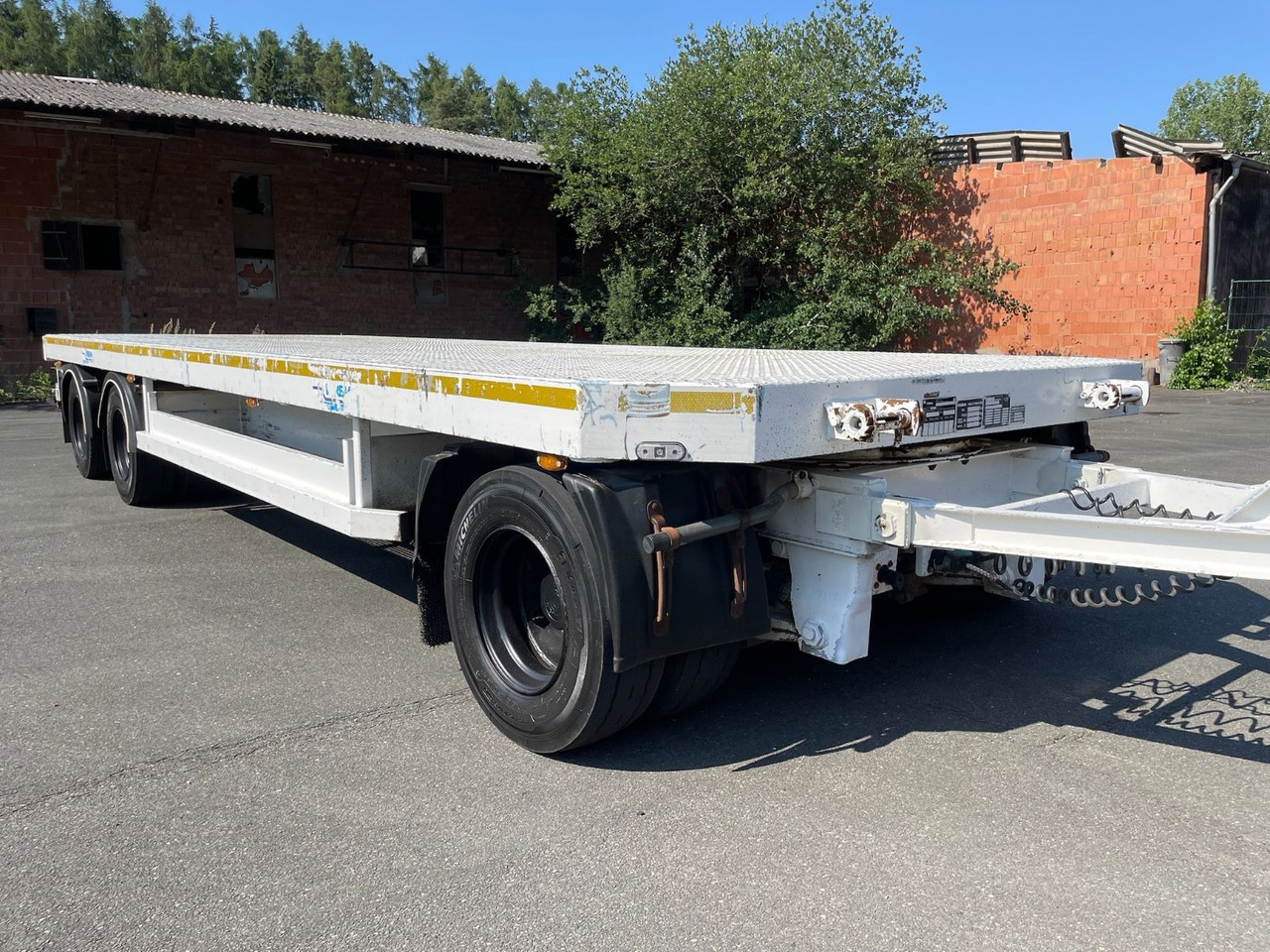 Verem RPE 25T Abschlepp-Anhänger/7,8m/19300kg - Remolque plataforma/ Caja abierta: foto 1 Verem RPE 25T Abschlepp-Anhänger/7,8m/19300kg - Remolque plataforma/ Caja abierta: foto 1