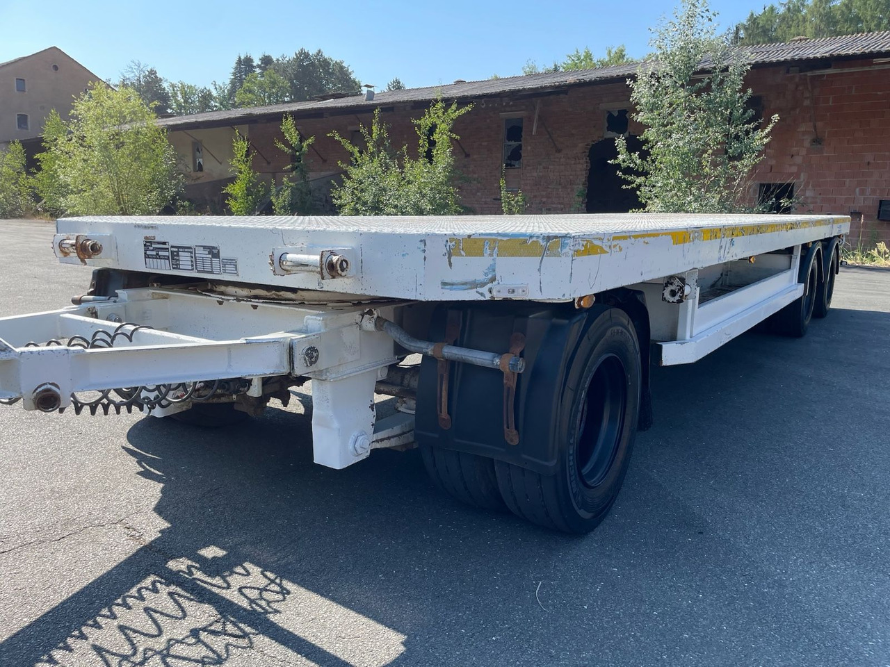 Verem RPE 25T Abschlepp-Anhänger/7,8m/19300kg - Remolque plataforma/ Caja abierta: foto 2 Verem RPE 25T Abschlepp-Anhänger/7,8m/19300kg - Remolque plataforma/ Caja abierta: foto 2