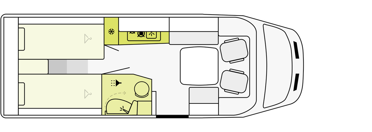 ETRUSCO Etrusco V 6.8 SCF - Autocaravana: foto 5 ETRUSCO Etrusco V 6.8 SCF - Autocaravana: foto 5