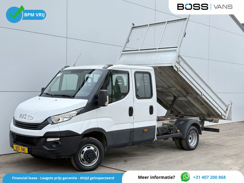 Iveco Daily 35C14 2.3 Dubbele Cabine Dubbellucht 7 Stoelen Airco Cruise Control Trekhaak 3.5t Tipper Benne Kipper - Furgoneta basculante, Furgoneta combi: foto 1 Iveco Daily 35C14 2.3 Dubbele Cabine Dubbellucht 7 Stoelen Airco Cruise Control Trekhaak 3.5t Tipper Benne Kipper - Furgoneta basculante, Furgoneta combi: foto 1