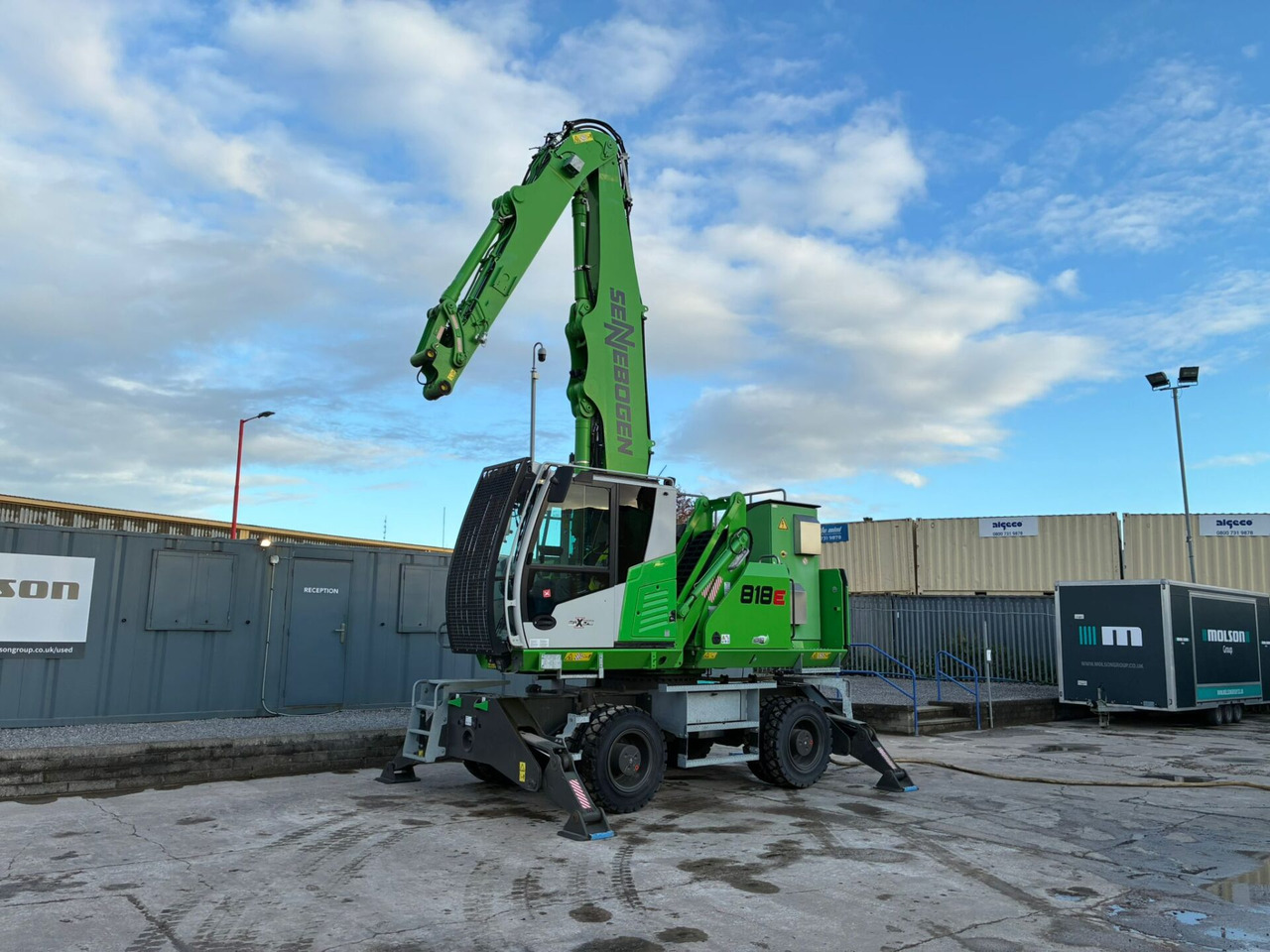 Sennebogen 818E Electric - Manipulador de materiales: foto 1 Sennebogen 818E Electric - Manipulador de materiales: foto 1