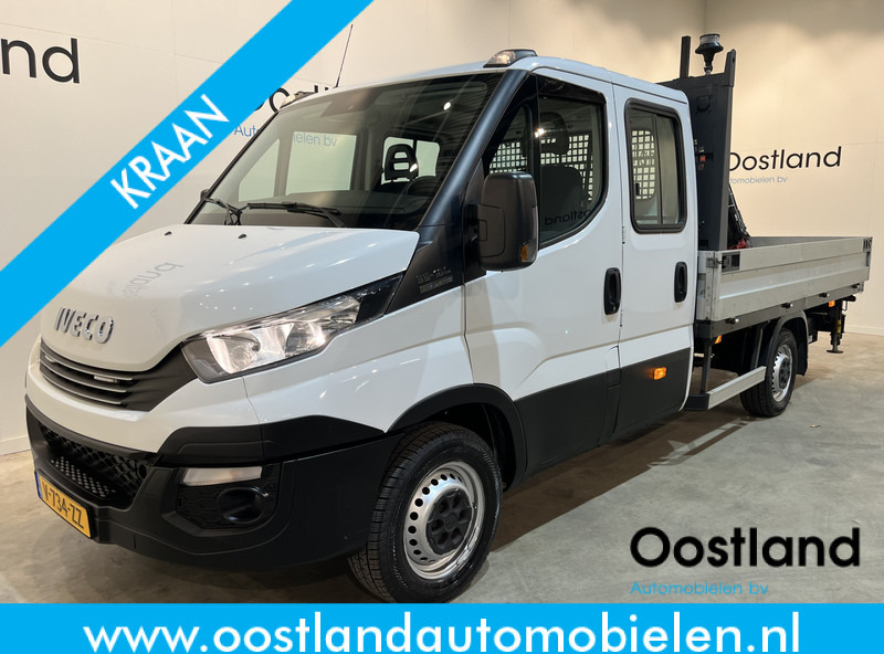 Iveco Daily 35S18D 3.0 375 Automaat Open Laadbak / Hiab Kraan / Euro 6 / Trekhaak 3500 KG / Airco / Camera / Navigatie / 3-Zits / 67.000 KM !! - Furgoneta caja abierta: foto 1 Iveco Daily 35S18D 3.0 375 Automaat Open Laadbak / Hiab Kraan / Euro 6 / Trekhaak 3500 KG / Airco / Camera / Navigatie / 3-Zits / 67.000 KM !! - Furgoneta caja abierta: foto 1