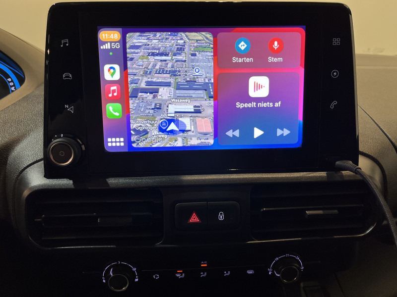 Furgoneta pequeña, Furgoneta eléctrica Peugeot e-Partner Premium Long 50 kWh / 100% elektrisch !! / Airco / Cruise Control / PDC / CarPlay / Navigatie / 4.350 KM !!: foto 9