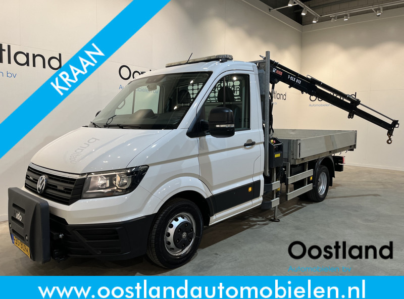 Volkswagen Crafter Crafter 50 TDI 180 PK Open Laadbak / Hiab Kraan / Euro 6 / Airco / Trekhaak 3500 KG / Cruise Control / CarPlay / 51.000 KM !! C-Rijbewijs !! - Furgoneta caja abierta, Camión grúa: foto 1 Volkswagen Crafter Crafter 50 TDI 180 PK Open Laadbak / Hiab Kraan / Euro 6 / Airco / Trekhaak 3500 KG / Cruise Control / CarPlay / 51.000 KM !! C-Rijbewijs !! - Furgoneta caja abierta, Camión grúa: foto 1