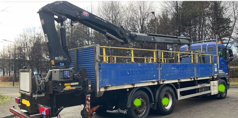MAN Man tgs 26.320 6x2 hds hmf 1420k-rc euro6 platforma skrzynia - Camión caja abierta: foto 2 MAN Man tgs 26.320 6x2 hds hmf 1420k-rc euro6 platforma skrzynia - Camión caja abierta: foto 2