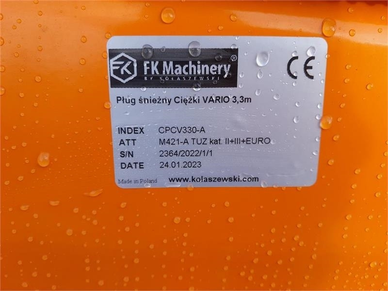 - - - fk machinery 330 - Cuchilla quitanieves para Maquinaria agrícola: foto 4 - - - fk machinery 330 - Cuchilla quitanieves para Maquinaria agrícola: foto 4