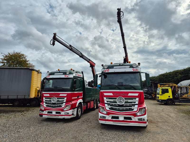 Mercedes-Benz Actros 2551/6x2 // Palfinger 16002 B // 2 x trucks - Camión grúa: foto 3 Mercedes-Benz Actros 2551/6x2 // Palfinger 16002 B // 2 x trucks - Camión grúa: foto 3