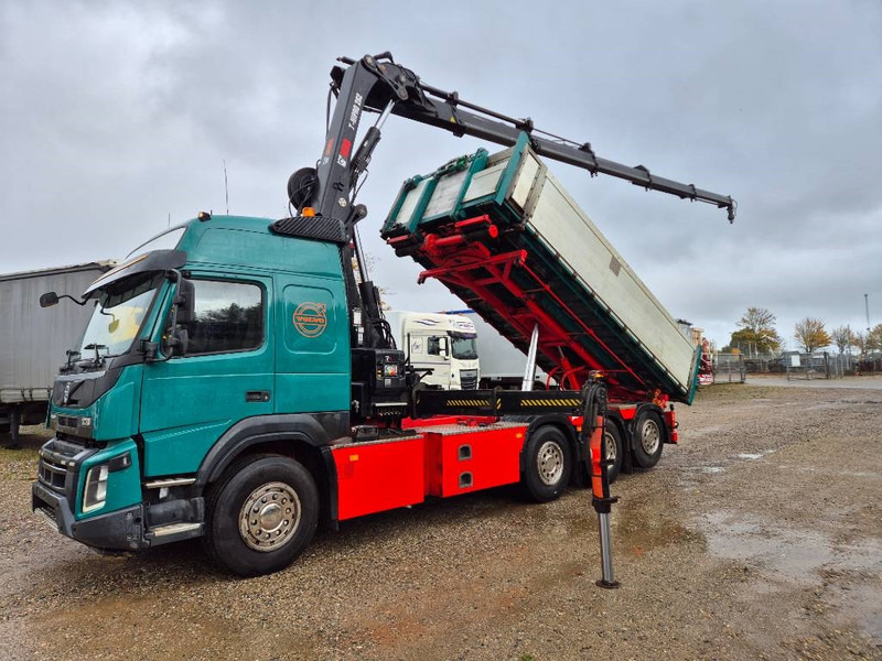 Volvo FMX 500 8x4 // HIAB X-HIPRO 262 EP-5 // 3-Tipper - Camión grúa: foto 2 Volvo FMX 500 8x4 // HIAB X-HIPRO 262 EP-5 // 3-Tipper - Camión grúa: foto 2