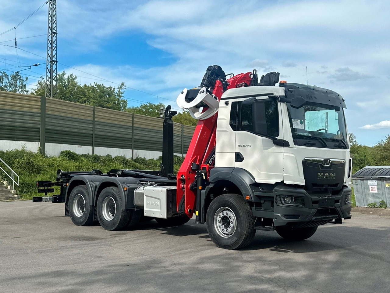 Camión multibasculante, Camión grúa MAN TGS 33.440 6x4 Epsilon 170Z MultiLift 20s56: foto 9