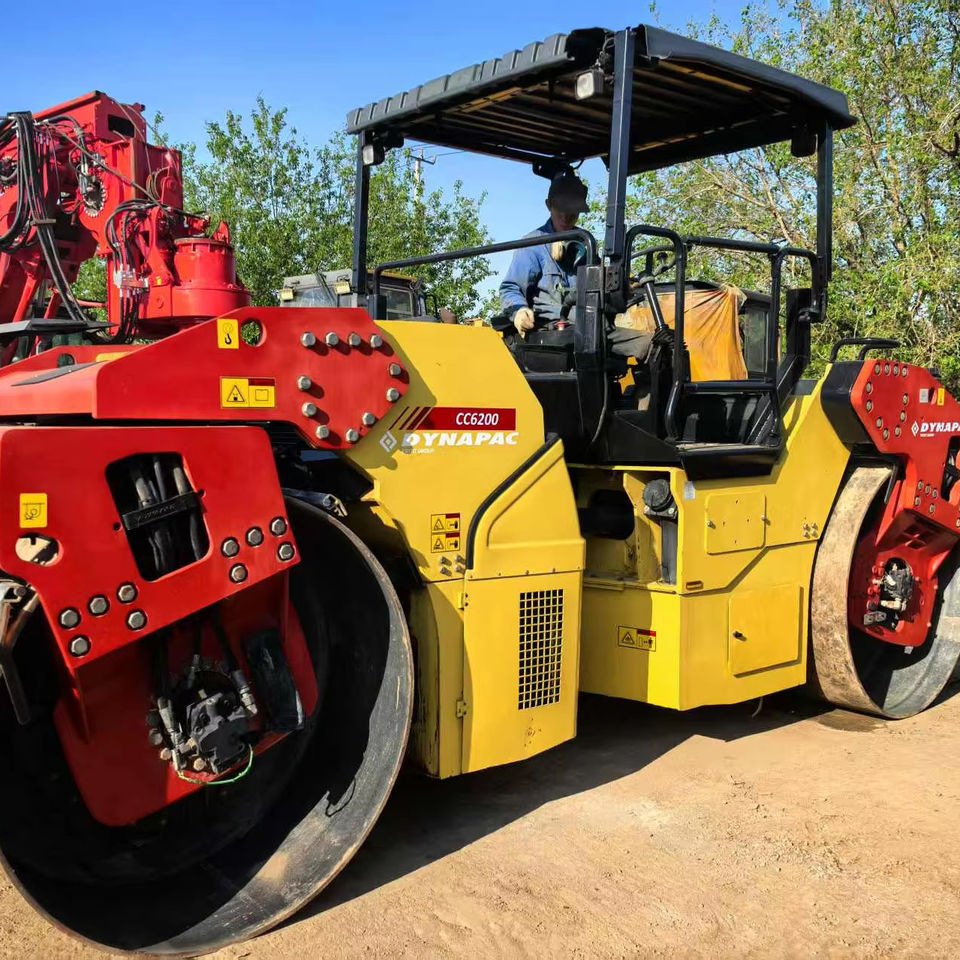 Hot Sale Used Dynapac CC6200 Road Roller Good Condition Double Steel Wheel Original Sweden Construction Machine Cheap Loader - Apisonadora de asfalto: foto 1 Hot Sale Used Dynapac CC6200 Road Roller Good Condition Double Steel Wheel Original Sweden Construction Machine Cheap Loader - Apisonadora de asfalto: foto 1