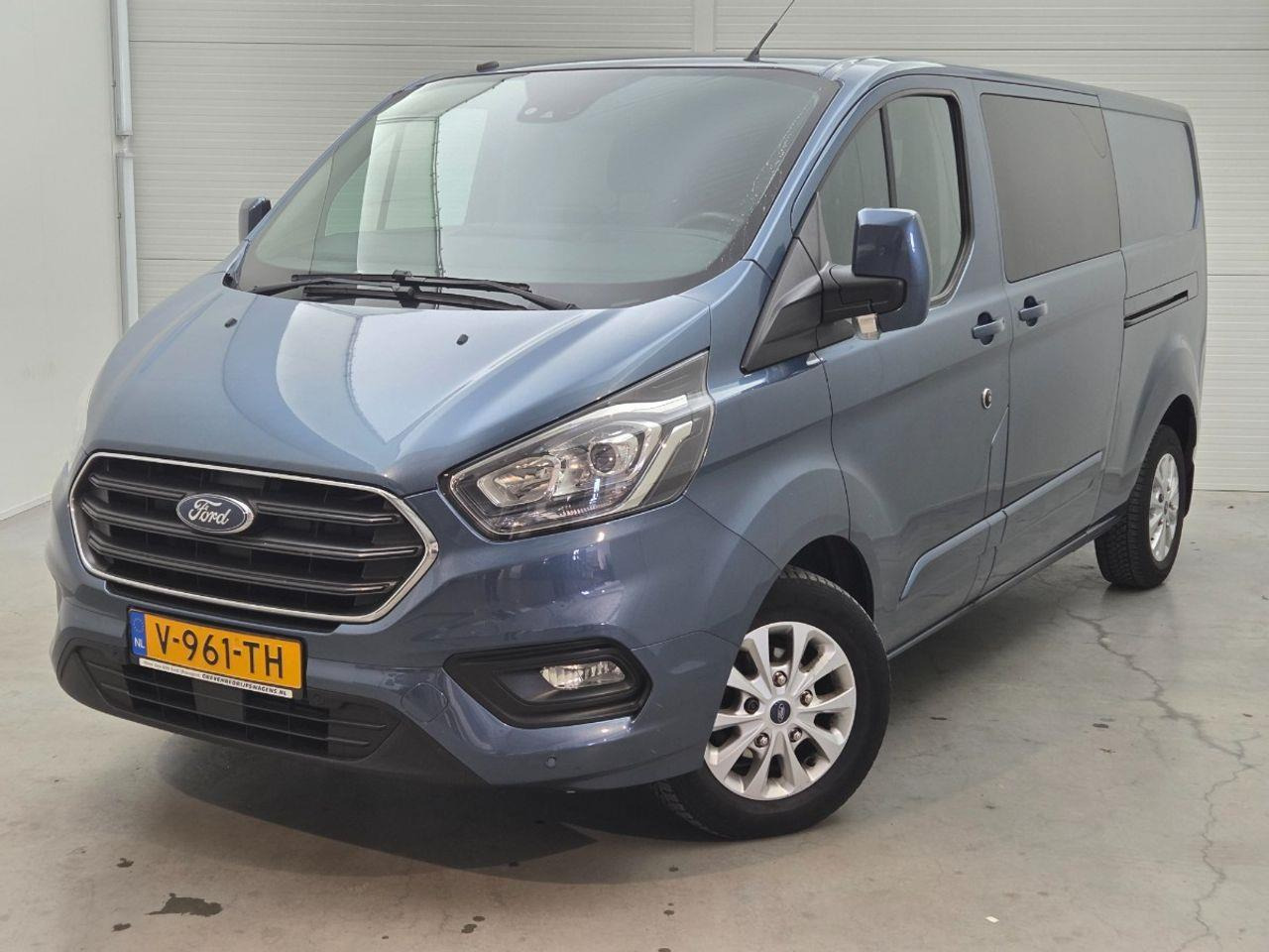 Ford Transit Custom 300 2.0 TDCI L2H1 Limited DC | 2018 | 173.339 km | Automaat | V961TH | NAP: Logisch - Furgoneta combi: foto 1 Ford Transit Custom 300 2.0 TDCI L2H1 Limited DC | 2018 | 173.339 km | Automaat | V961TH | NAP: Logisch - Furgoneta combi: foto 1