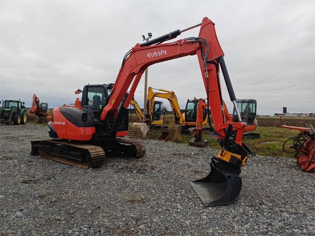 Kubota Kx080-4a Engcon pyörittäjällä - Miniexcavadora: foto 5 Kubota Kx080-4a Engcon pyörittäjällä - Miniexcavadora: foto 5