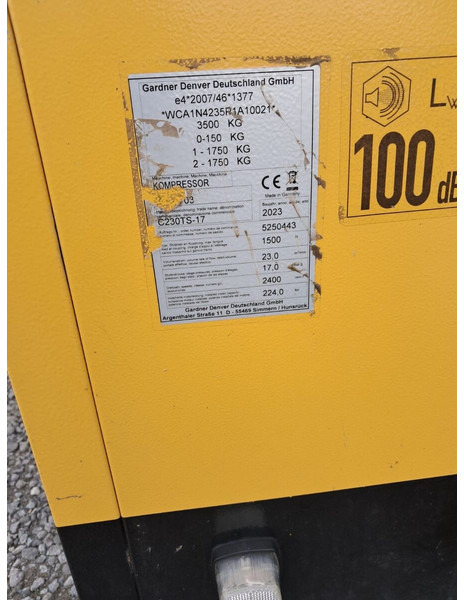 Compair C 230 TS - 17 - Compresor de aire: foto 4 Compair C 230 TS - 17 - Compresor de aire: foto 4