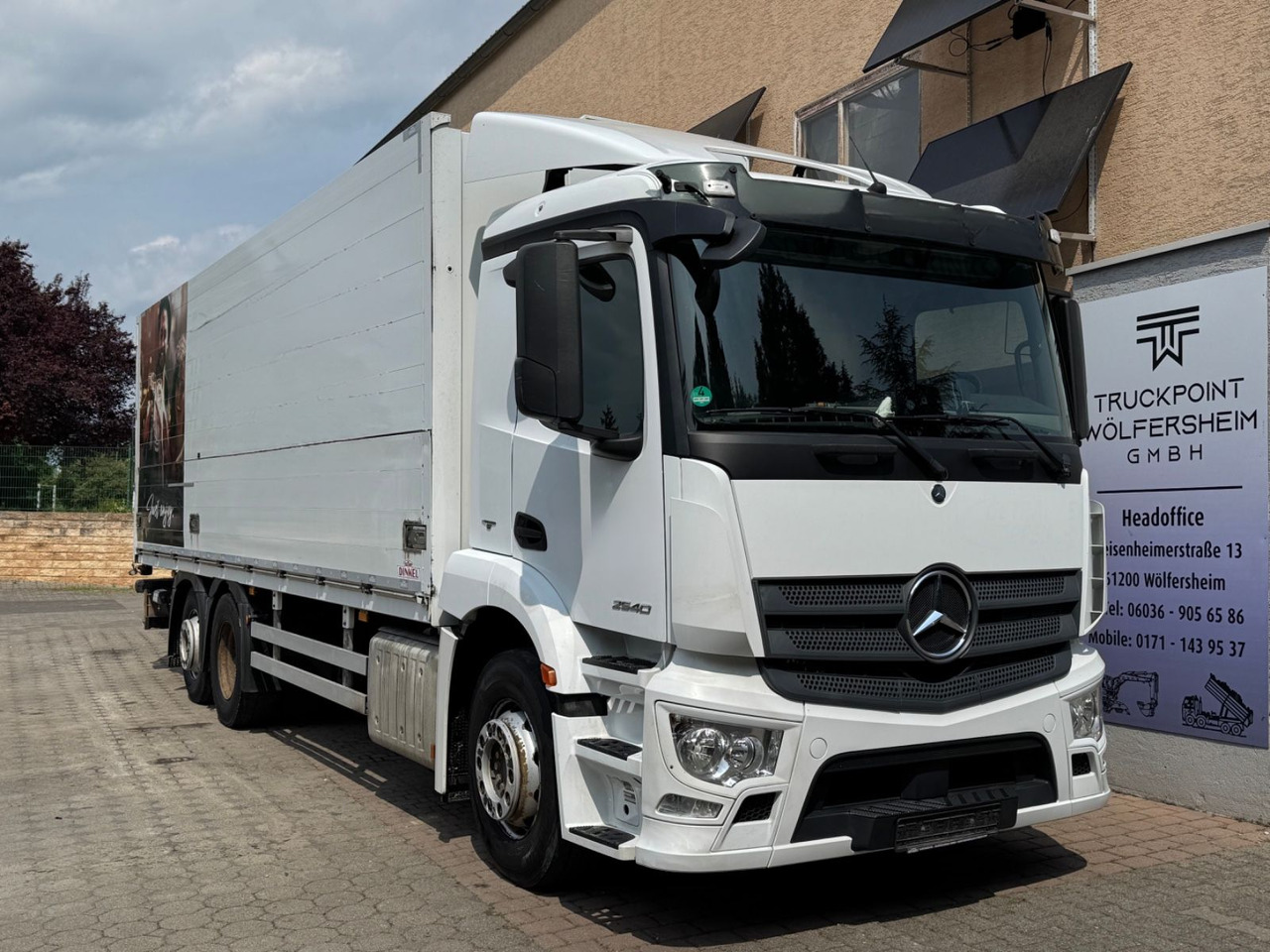 Mercedes-Benz 2540/LBW/2xAHK/Lenk-Lift/Kamera/4inStock - Camión transporte de bebidas: foto 1 Mercedes-Benz 2540/LBW/2xAHK/Lenk-Lift/Kamera/4inStock - Camión transporte de bebidas: foto 1