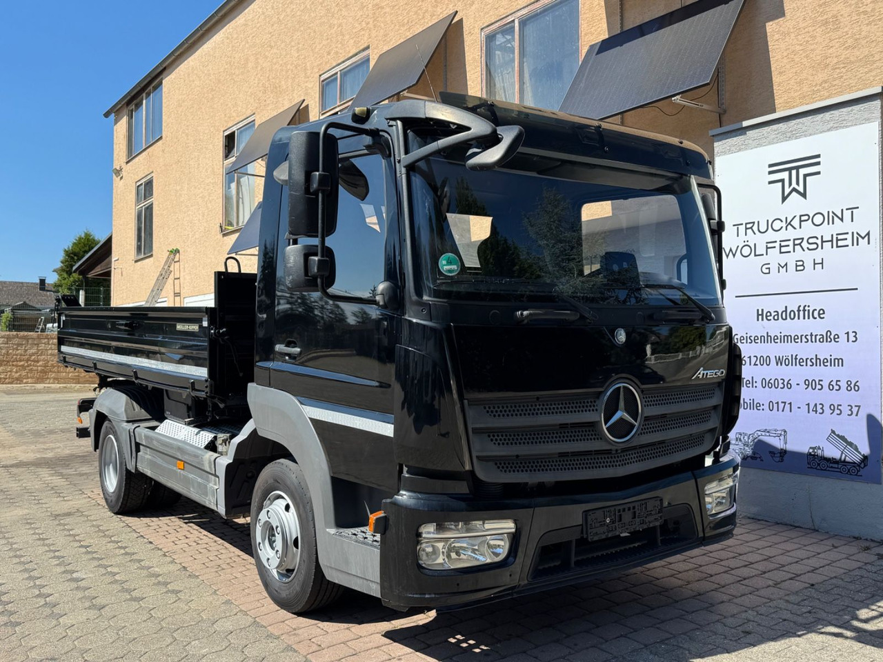 Mercedes-Benz Atego 818/MEILLER/B-B/Klima/aus1.Hand - Furgoneta basculante: foto 1 Mercedes-Benz Atego 818/MEILLER/B-B/Klima/aus1.Hand - Furgoneta basculante: foto 1