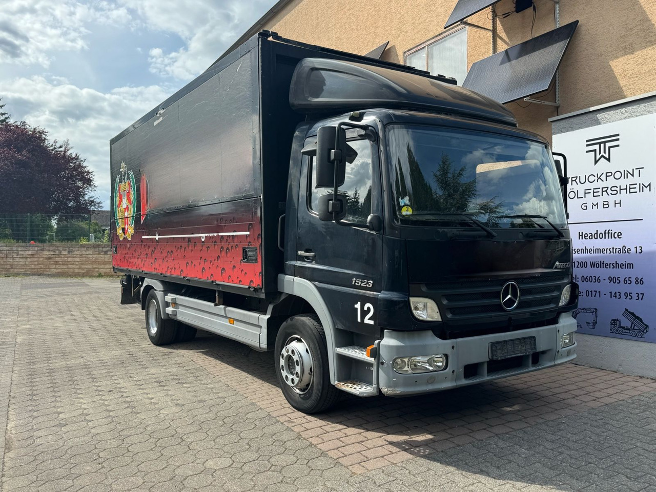 Mercedes-Benz Atego1523/LBW/AHK/Klima/Standh./aus.1Hand - Camión transporte de bebidas: foto 1 Mercedes-Benz Atego1523/LBW/AHK/Klima/Standh./aus.1Hand - Camión transporte de bebidas: foto 1