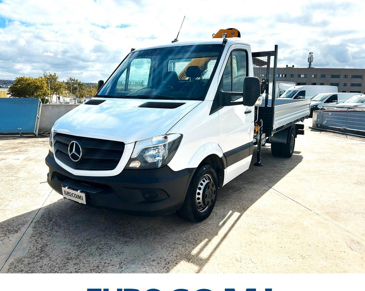 Mercedes Benz Sprinter 419 Cassone Fisso + Gru - Furgoneta caja abierta: foto 1 Mercedes Benz Sprinter 419 Cassone Fisso + Gru - Furgoneta caja abierta: foto 1