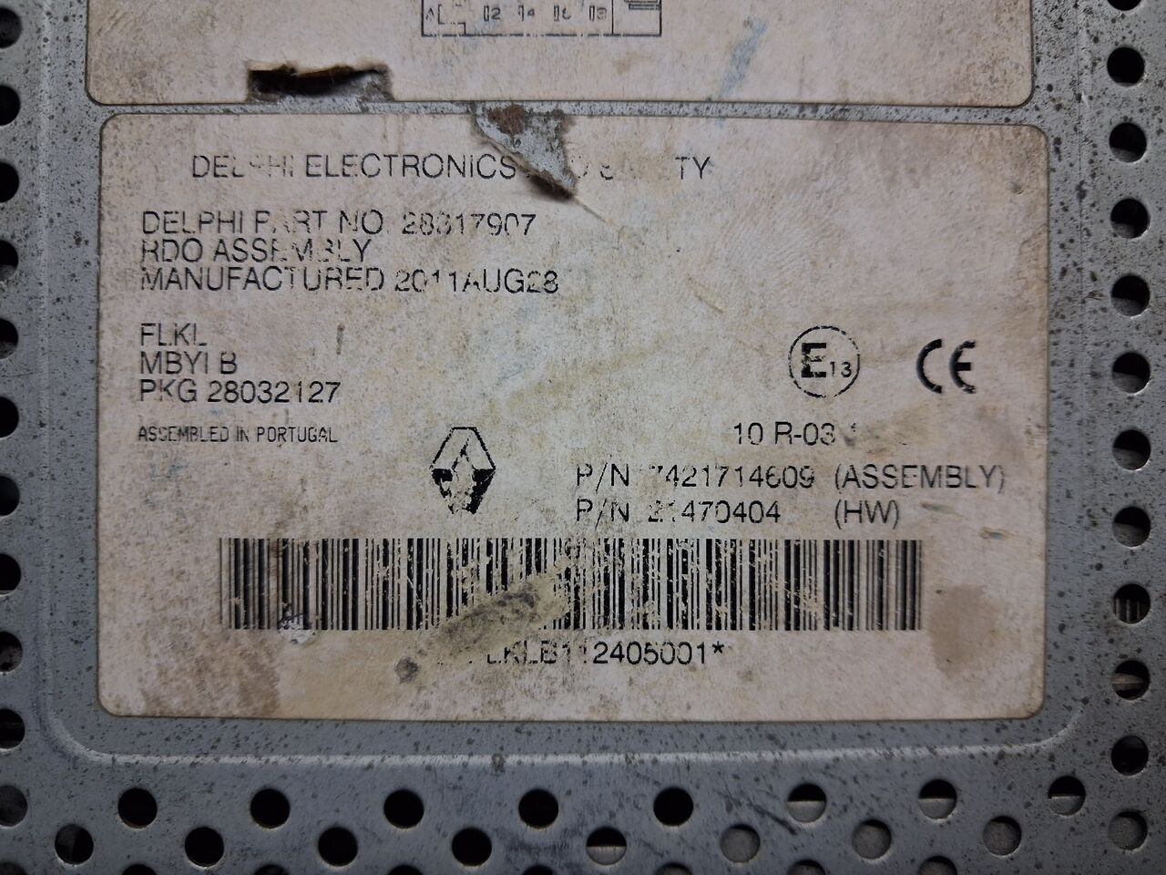 DELPHI RADIO DELPHI RADIOODTWARZACZ CD 12V RENAULT PREMIUM MIDLUM GAMA T ORYGINAŁ - Cabina e interior para Camión: foto 3 DELPHI RADIO DELPHI RADIOODTWARZACZ CD 12V RENAULT PREMIUM MIDLUM GAMA T ORYGINAŁ - Cabina e interior para Camión: foto 3