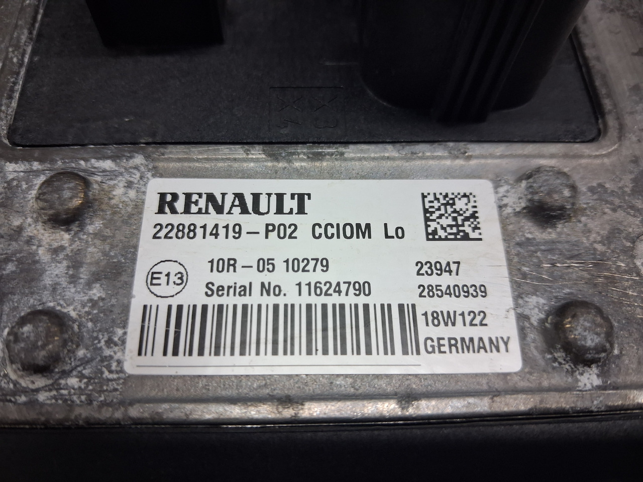 RENAULT STEROWNIK CCIOM 6x2 RENAULT GAMA T C K RANGE 22881419 P02 - Sistema eléctrico para Camión: foto 4 RENAULT STEROWNIK CCIOM 6x2 RENAULT GAMA T C K RANGE 22881419 P02 - Sistema eléctrico para Camión: foto 4
