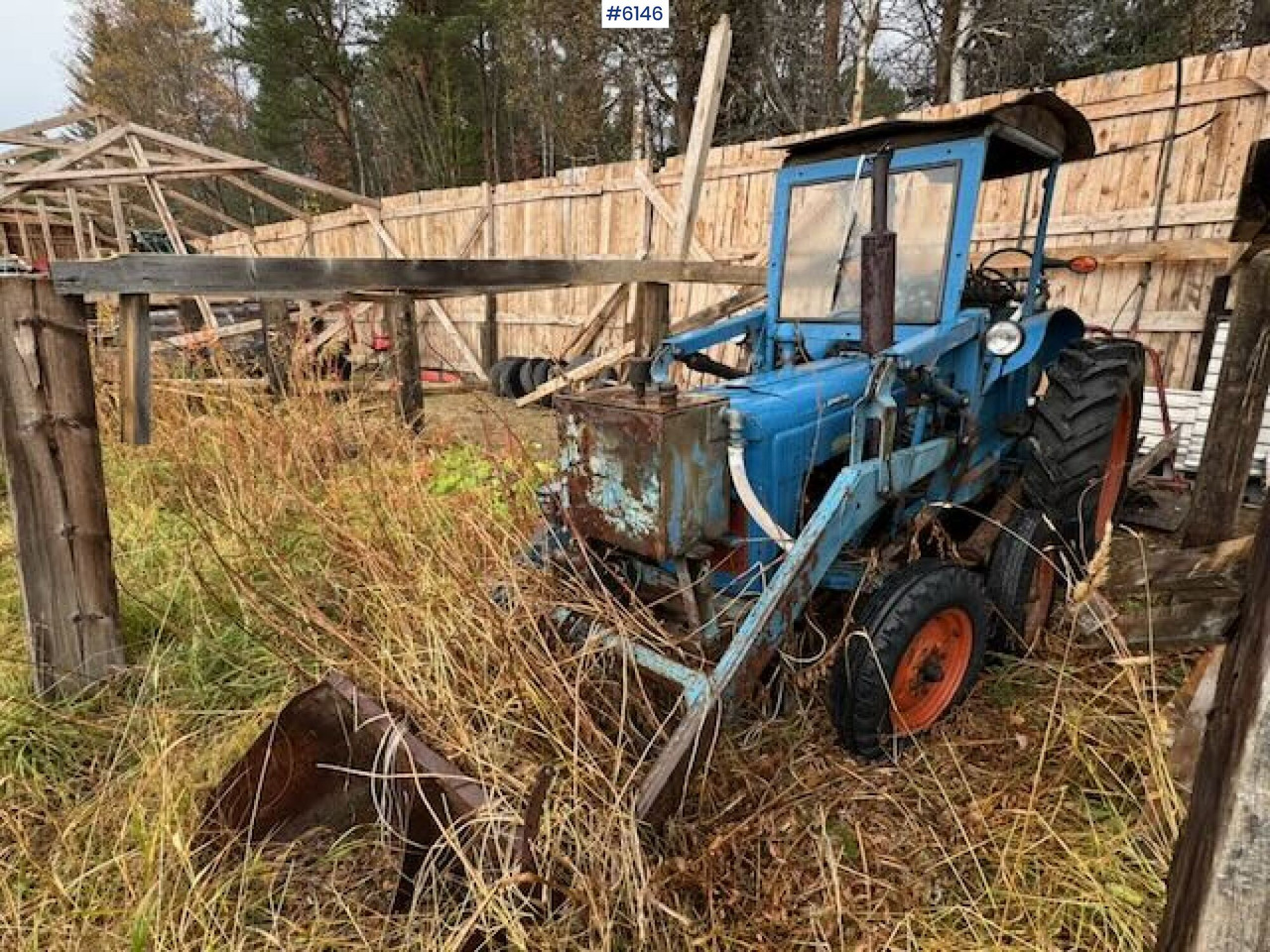1962 Fordson Dexta with Hamjern backhoe attachment - Tractor: foto 1 1962 Fordson Dexta with Hamjern backhoe attachment - Tractor: foto 1