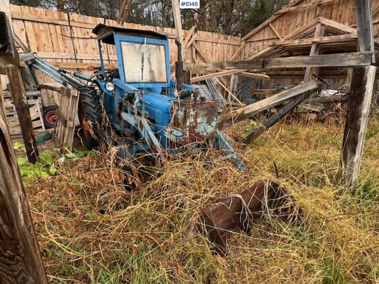 1962 Fordson Dexta with Hamjern backhoe attachment - Tractor: foto 4 1962 Fordson Dexta with Hamjern backhoe attachment - Tractor: foto 4