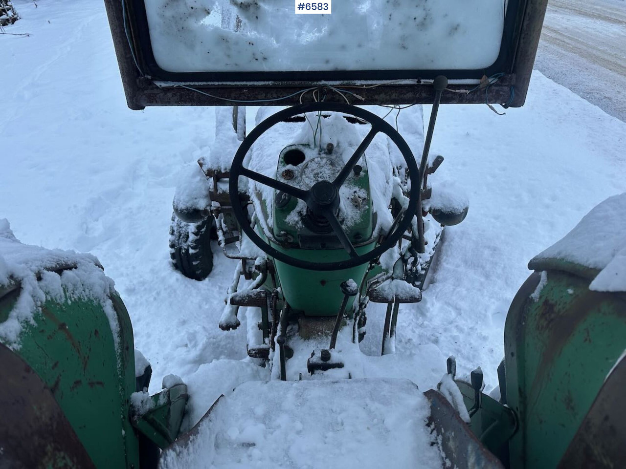 Tractor 1969 Deutz D5005 tractor w/ front loader. Rep. object.: foto 10