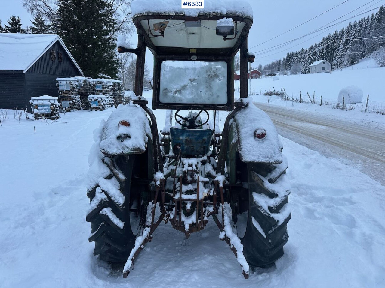 Tractor 1969 Deutz D5005 tractor w/ front loader. Rep. object.: foto 8